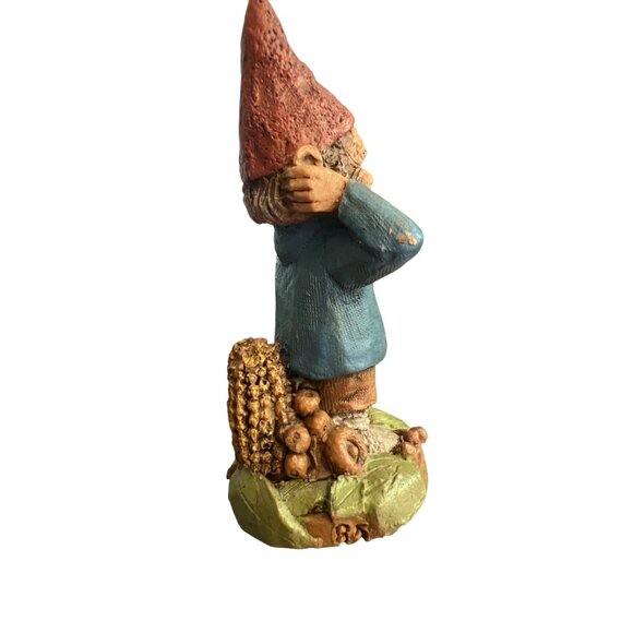 Vintage Tom Clark Charmers Gnome Figure That's Corny 1996 Numbered 35 Estate 3" - Picture 5 of 5